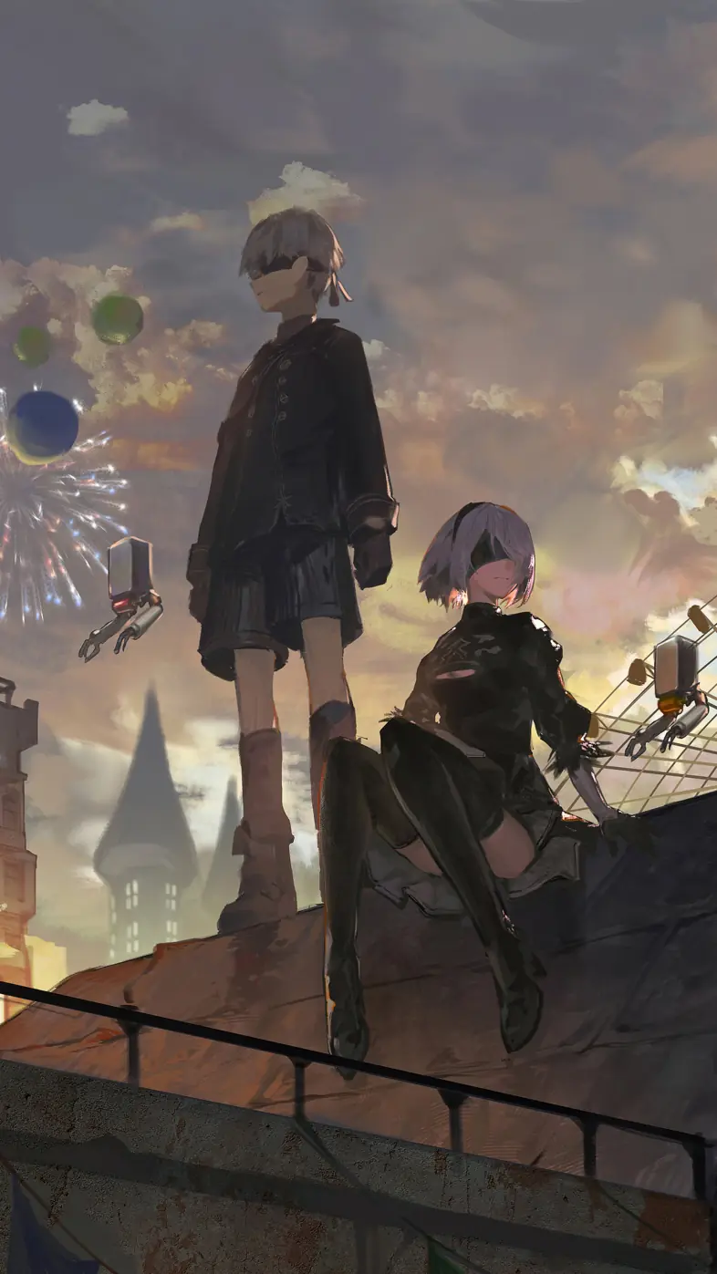 2b nier automata game wallpaper