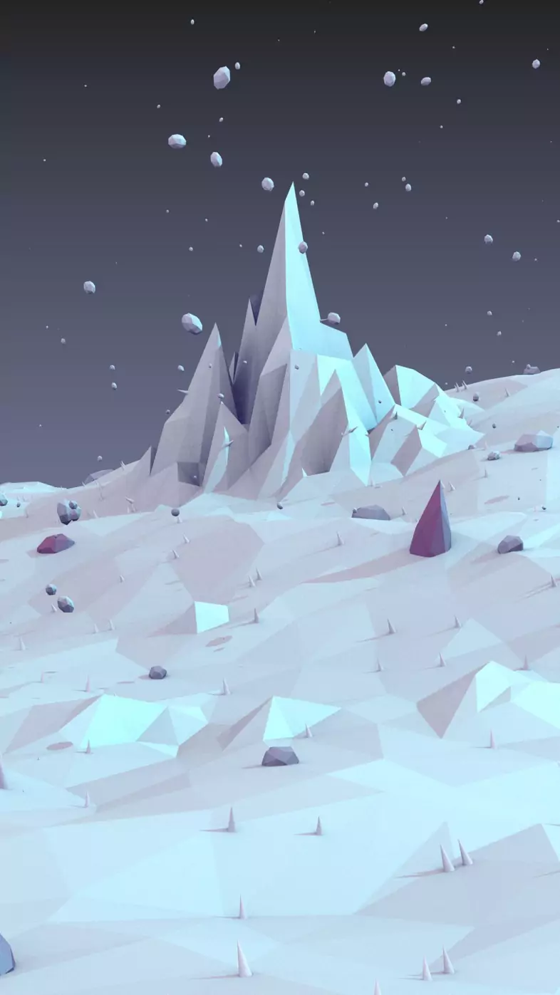 3d white landscape wallpaper