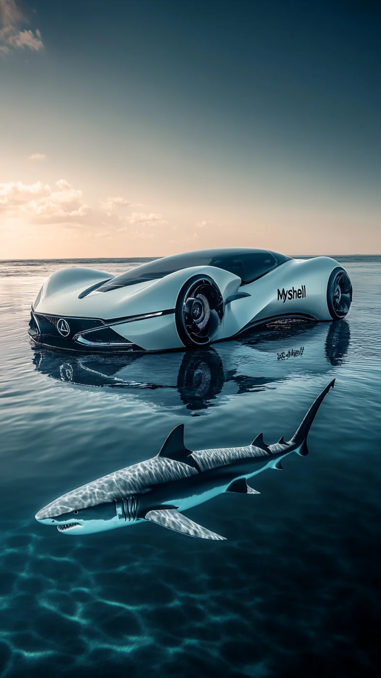 AI Mercedes-Benz car wallpaper