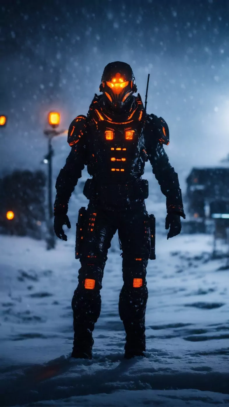 A alien soldier monster gamer wallpaper