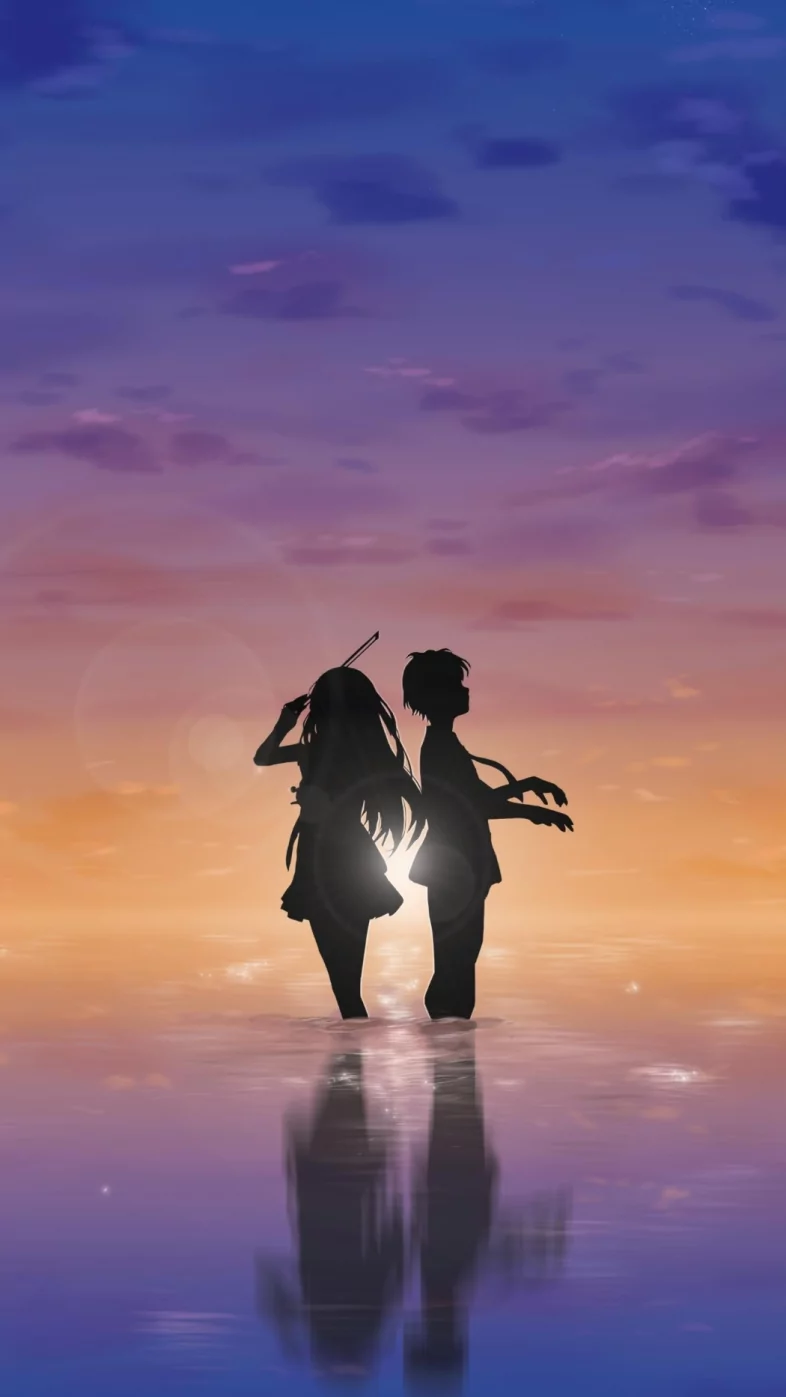 Aesthetic love Anime  wallpaper