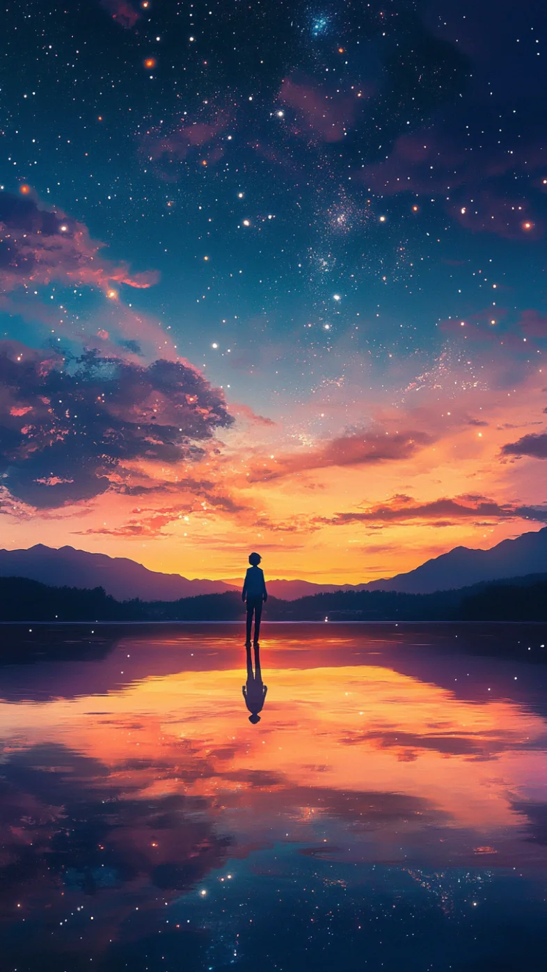 Alone anime boy wallpaper