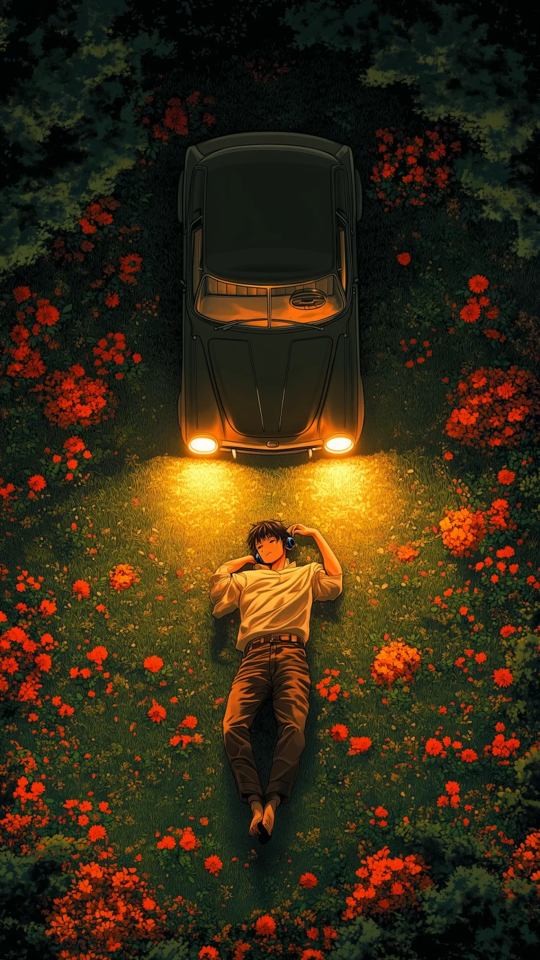 Alone anime boy wallpaper