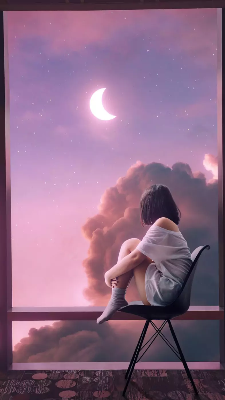 Alone girl wallpaper