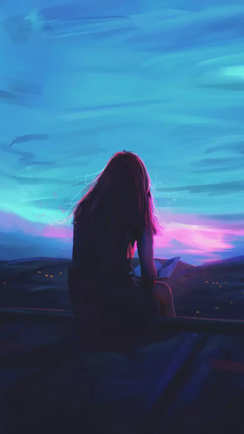 Alone girl wallpaper