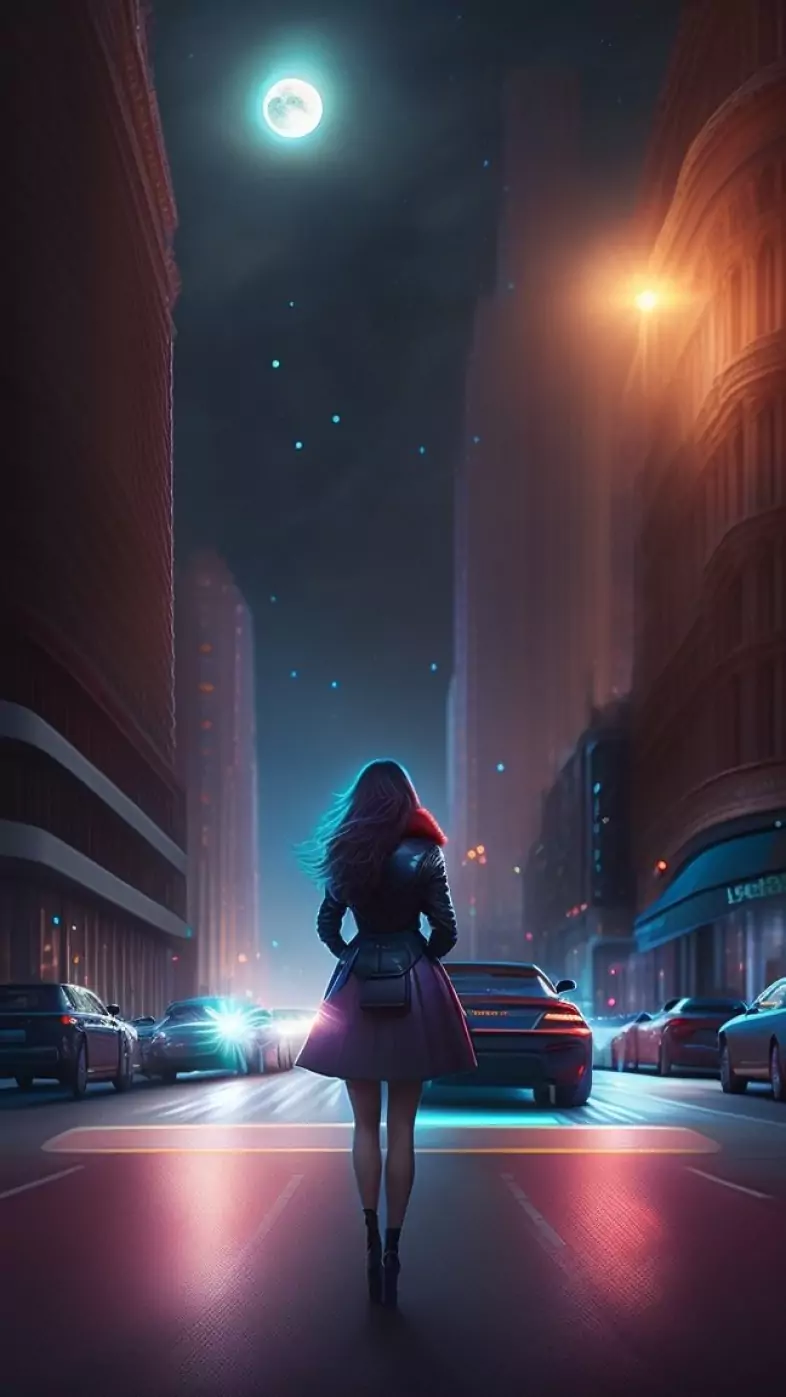 Alone girl wallpaper