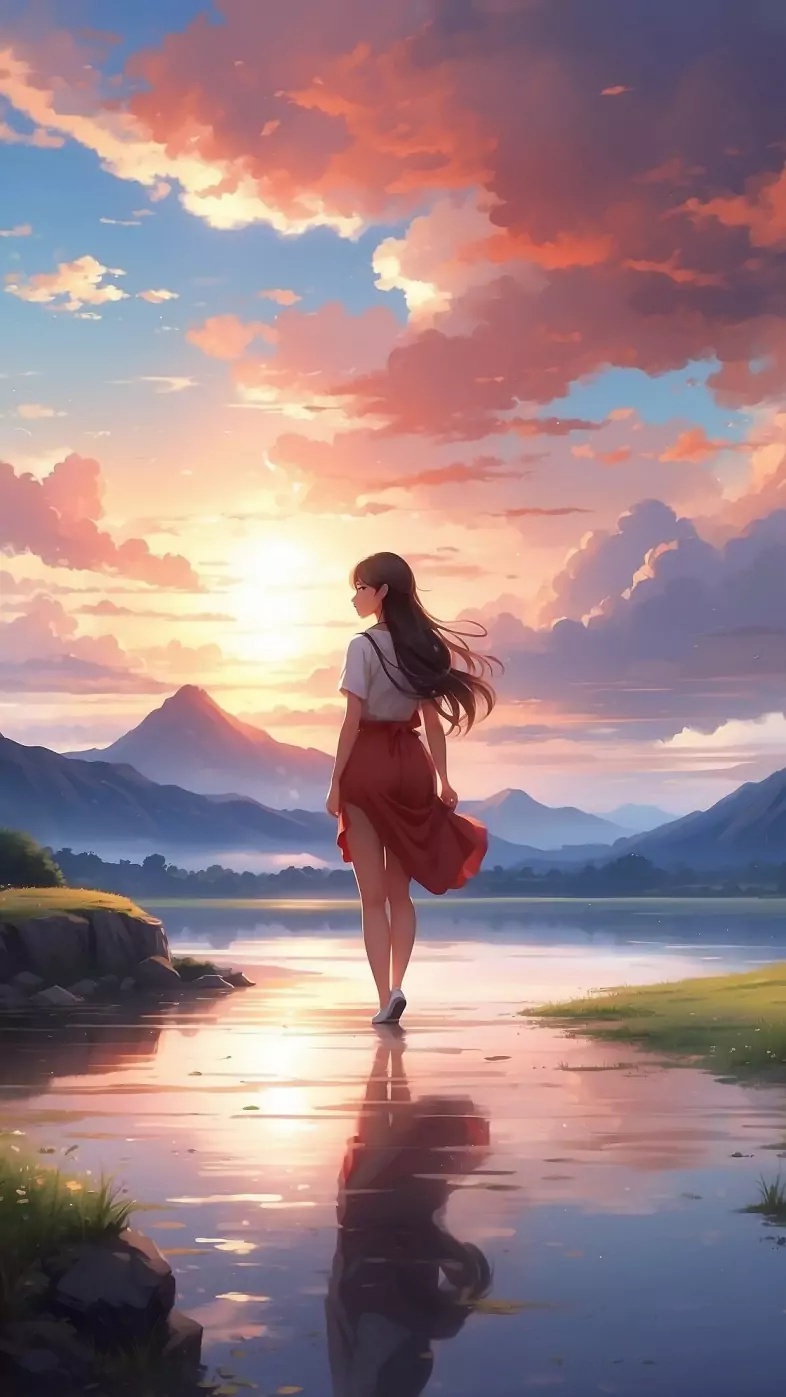 Alone girl wallpaper