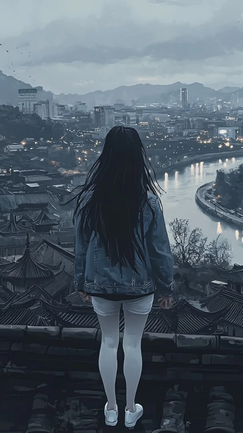 Alone girl wallpaper