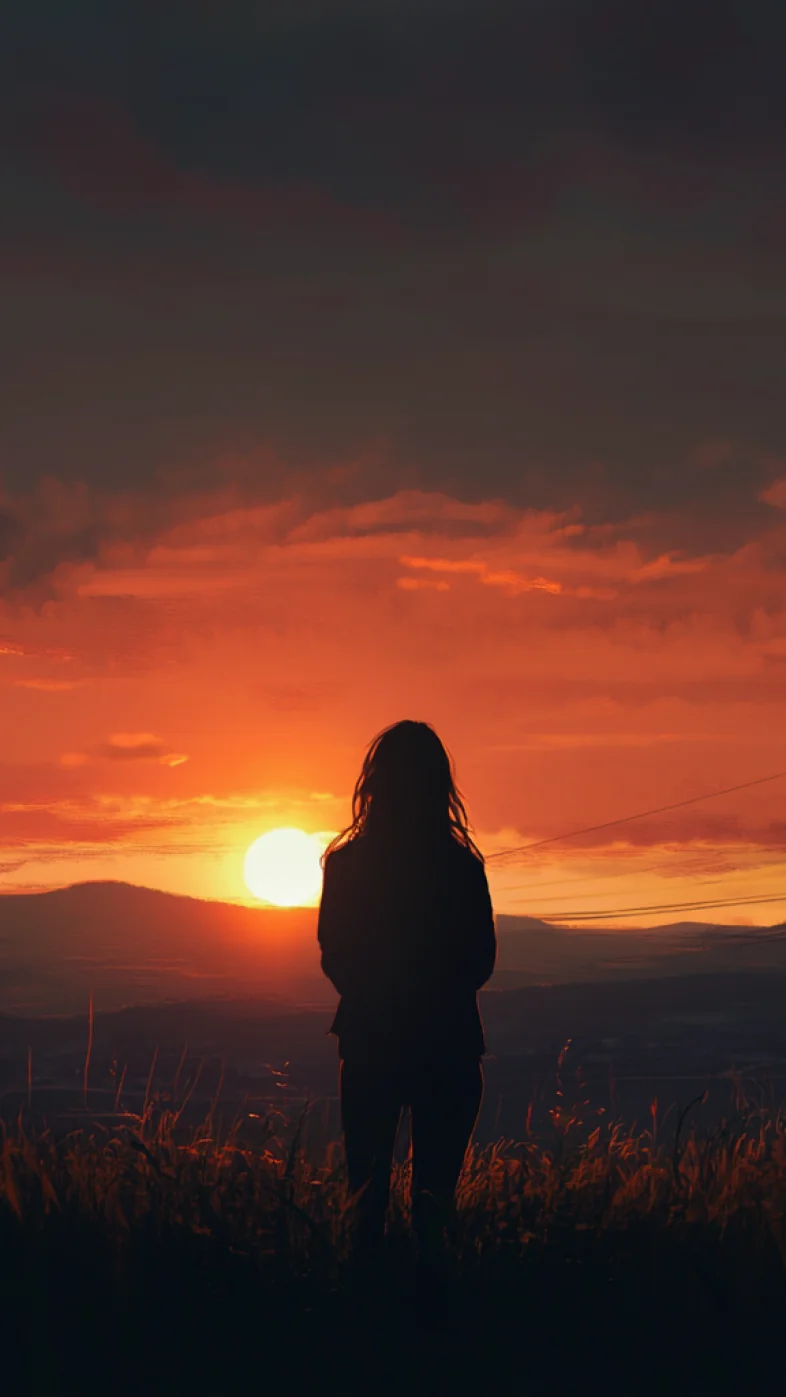 Alone girl wallpaper