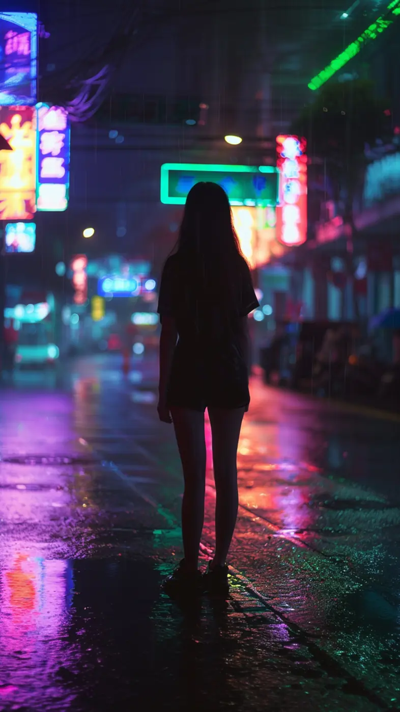 Alone girl wallpaper