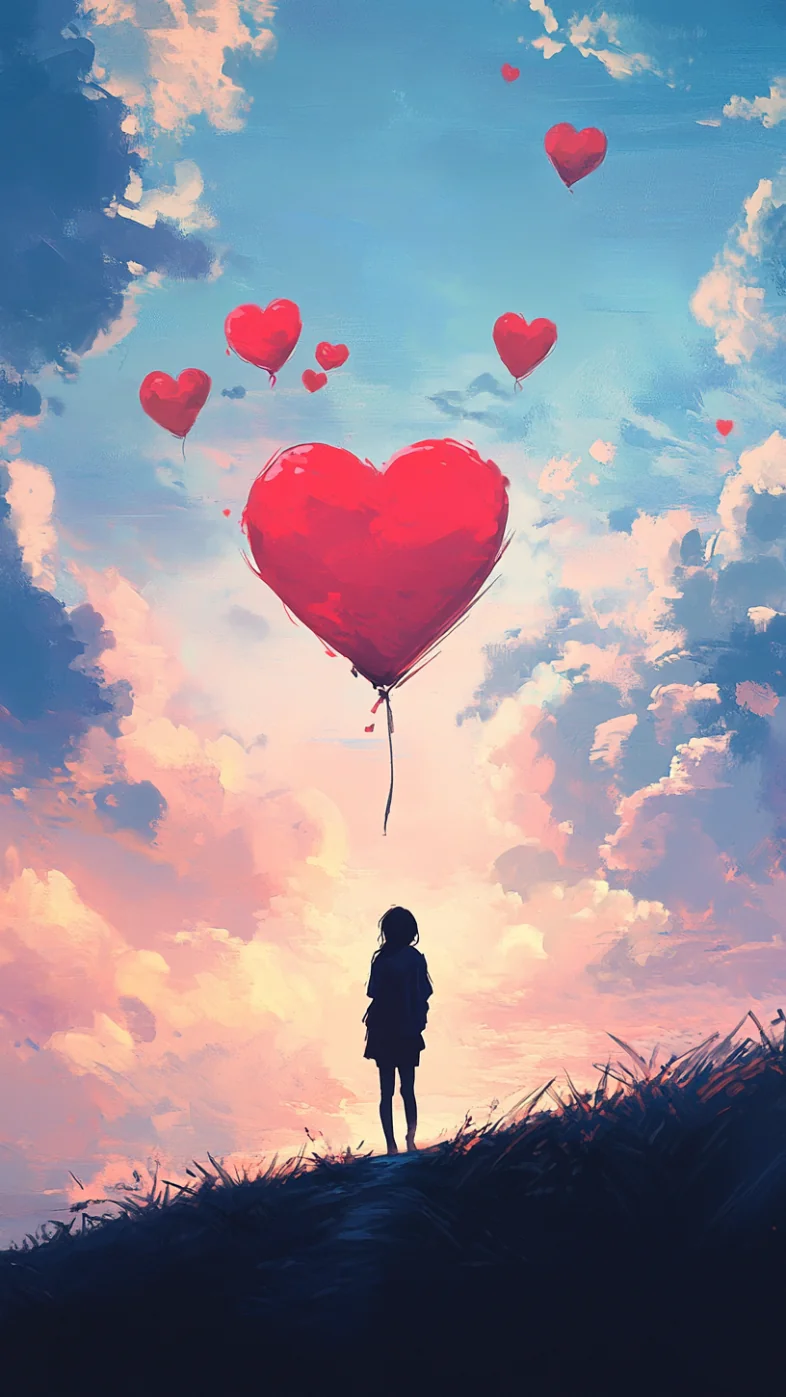 Alone girl art wallpaper