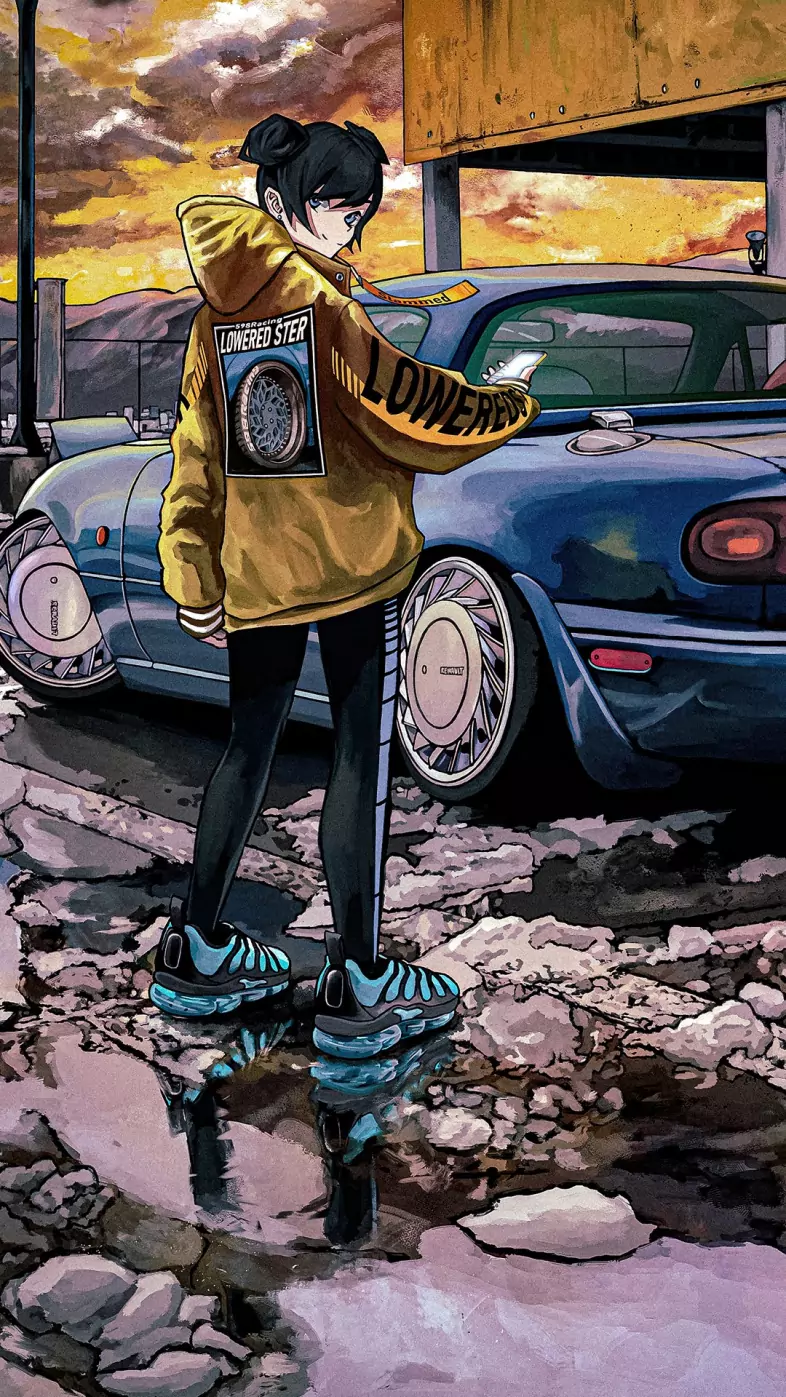  Anime impasto roadster wallpaper
