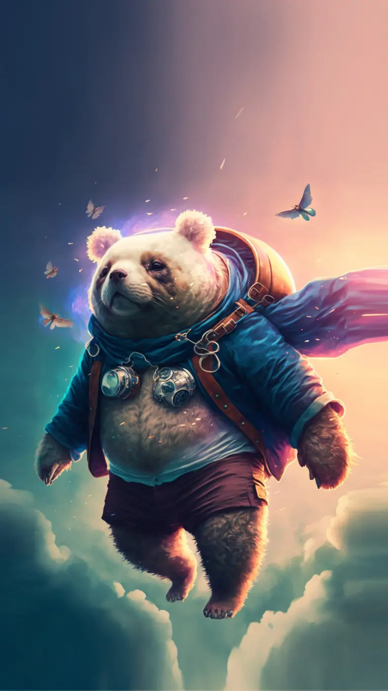 Atmosphere bird cartoon wallpaper