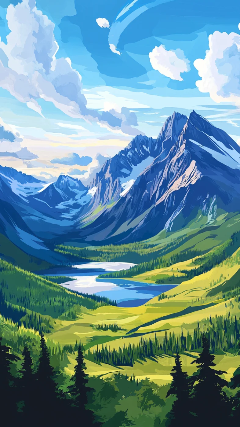 Beautiful mountains wallpaper
