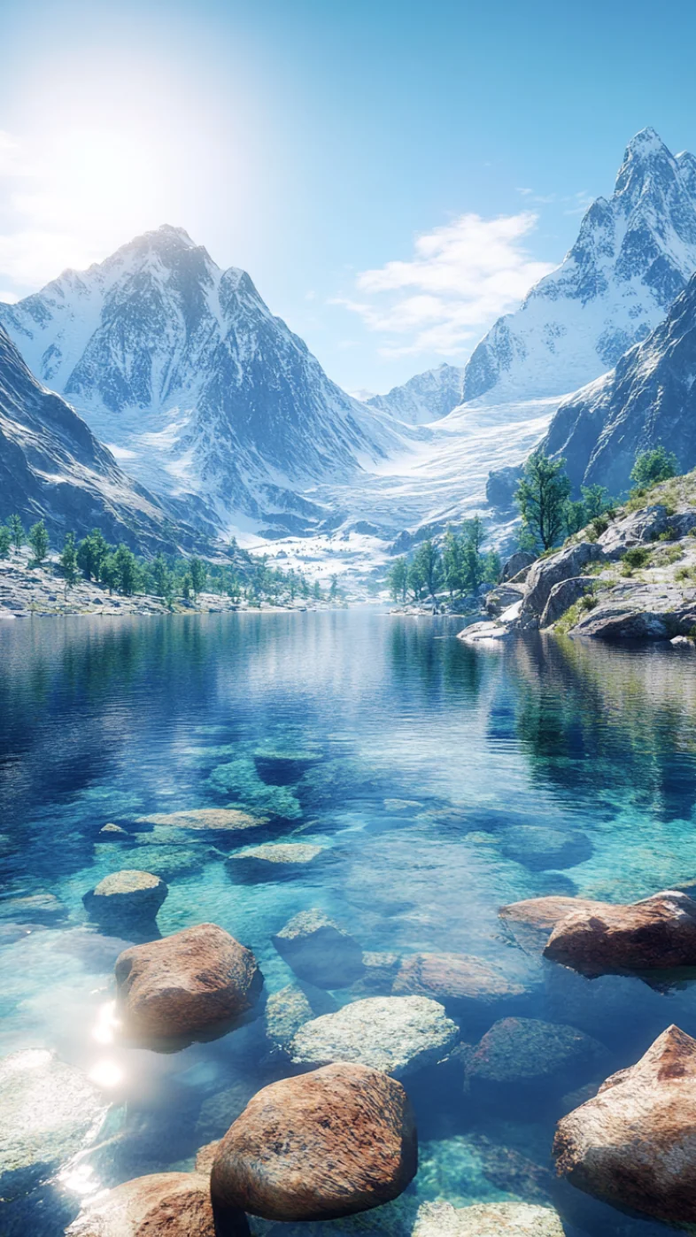 Beautiful mountains wallpaper