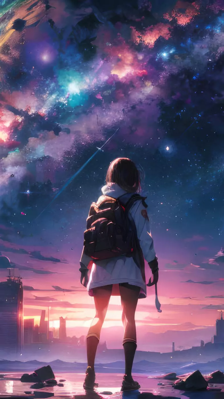 Beauty anime girl wallpaper