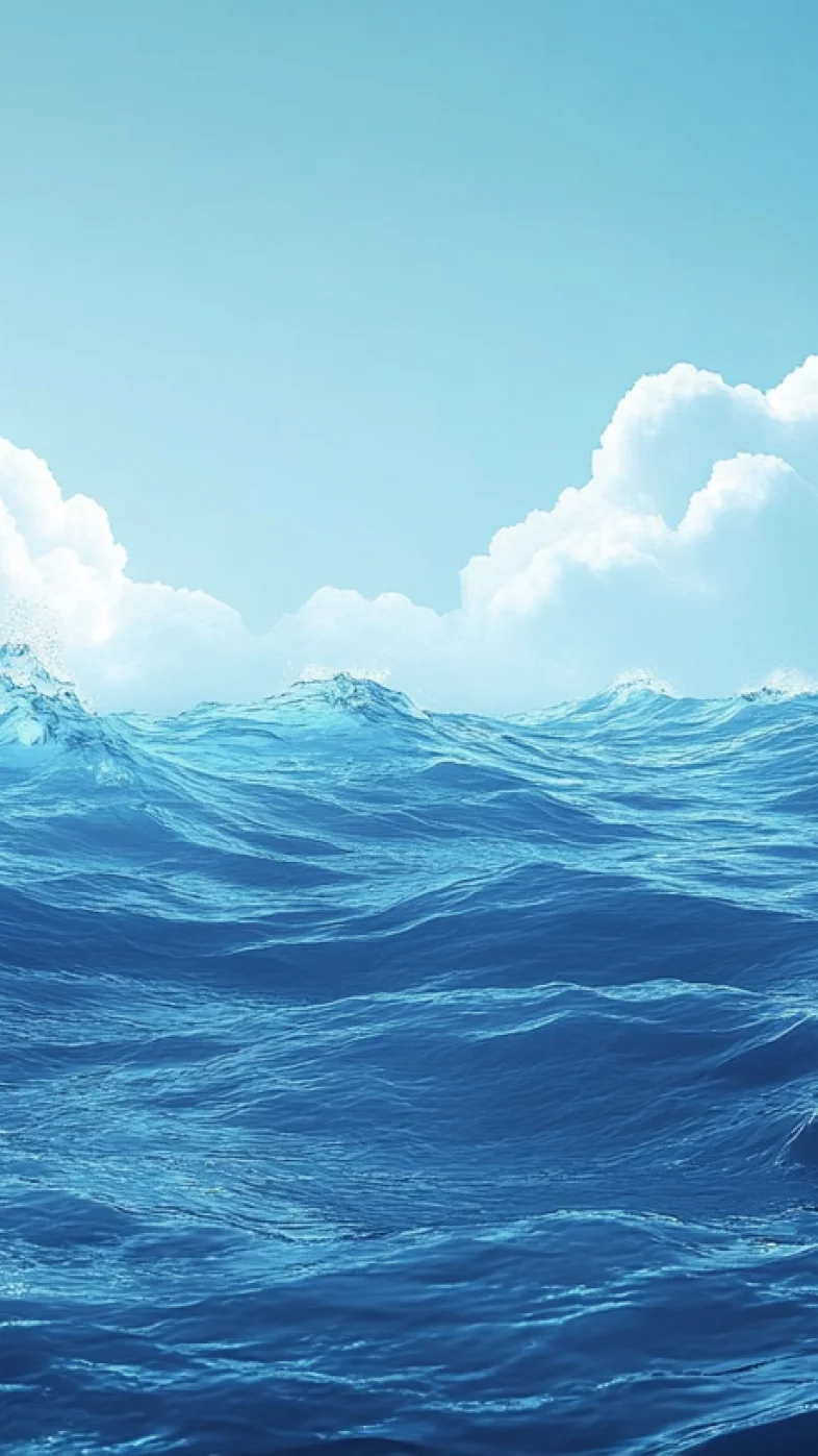 Blue Sea Water wallpaper