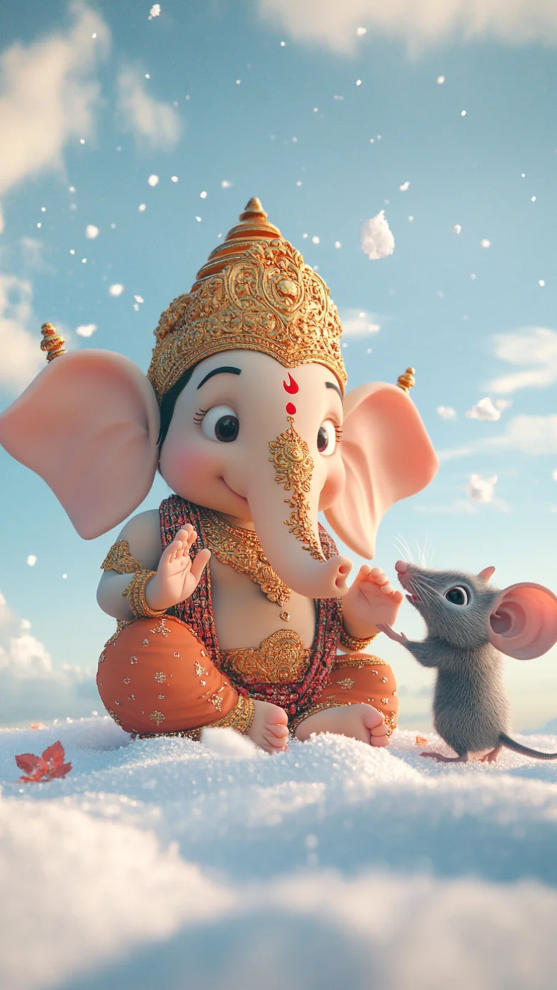 Cute Ganesha wallpaper