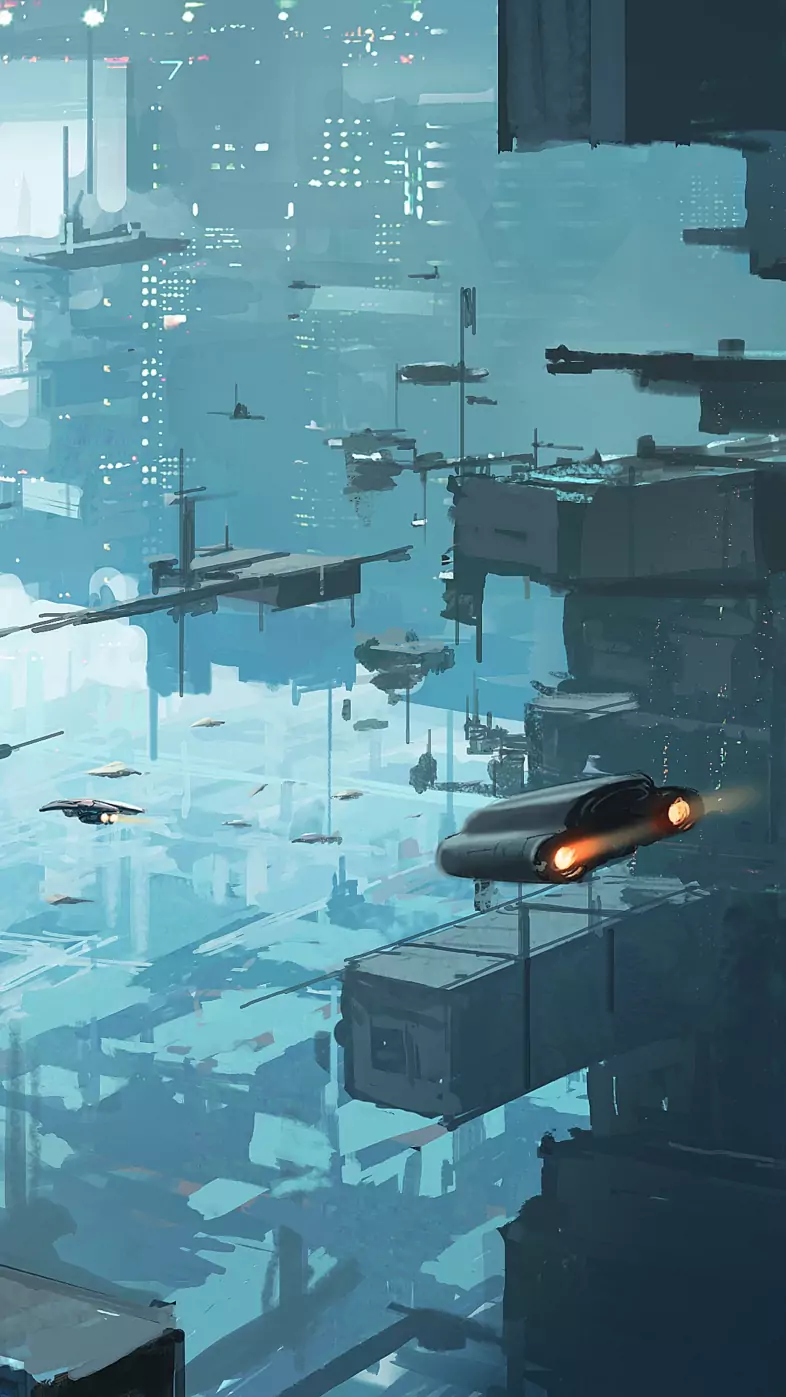 Digital City wallpaper