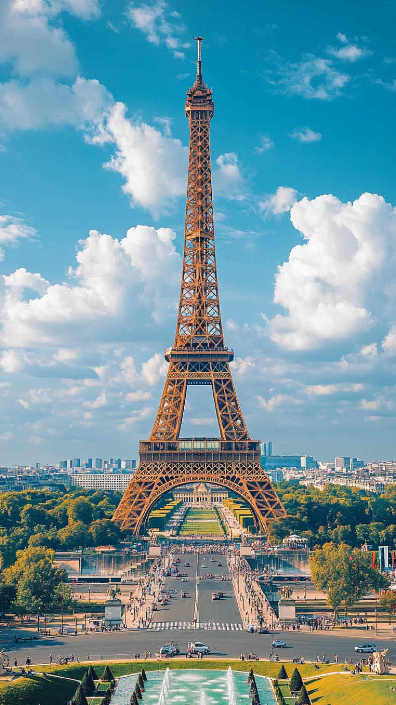 Eiffel Tower in Paris France wallpaper