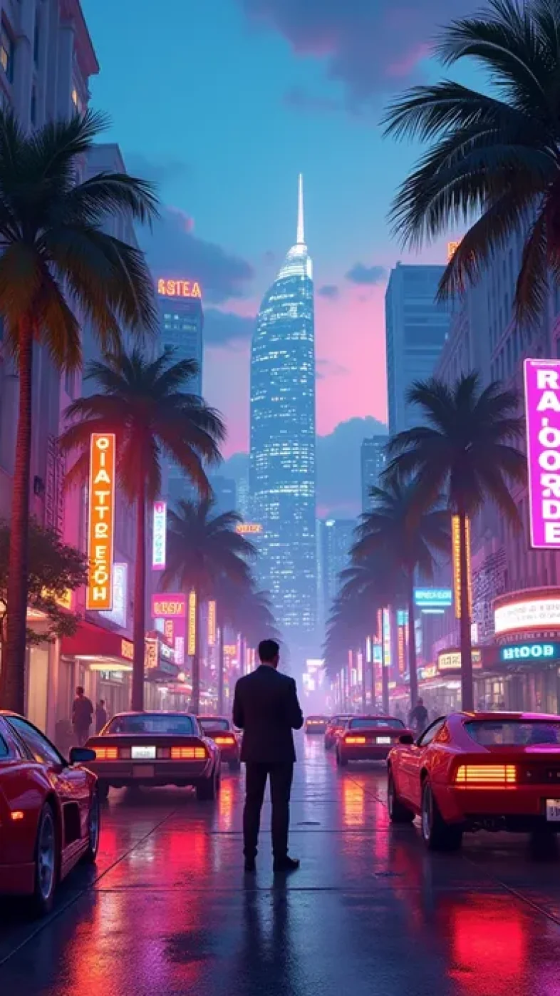 Gta game city wallpaper