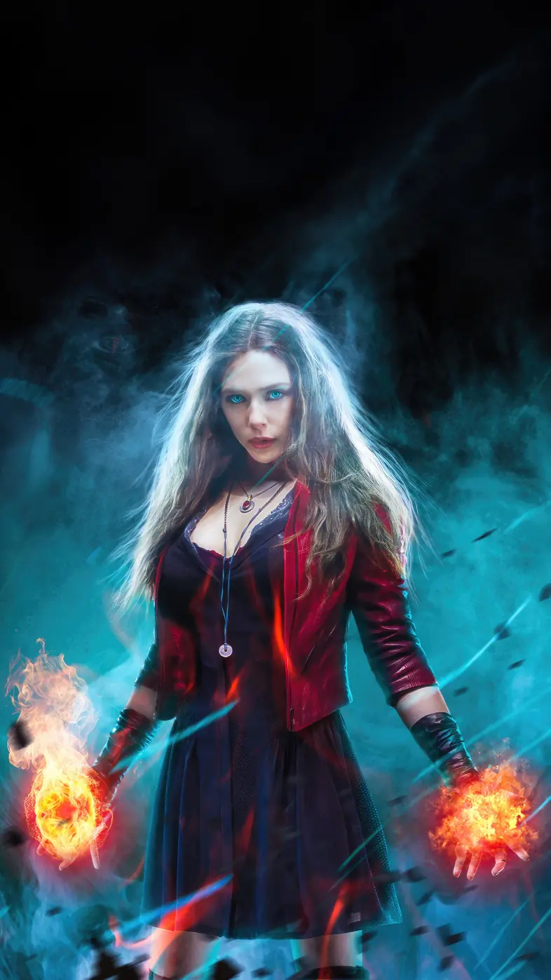 Hexing Elegance Scarlet Witch game wallpaper