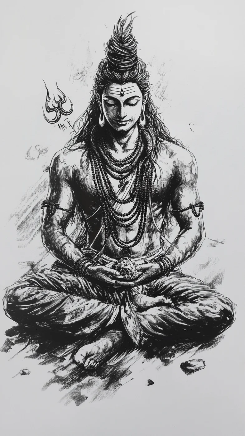 Lord Shiva art wallpaper