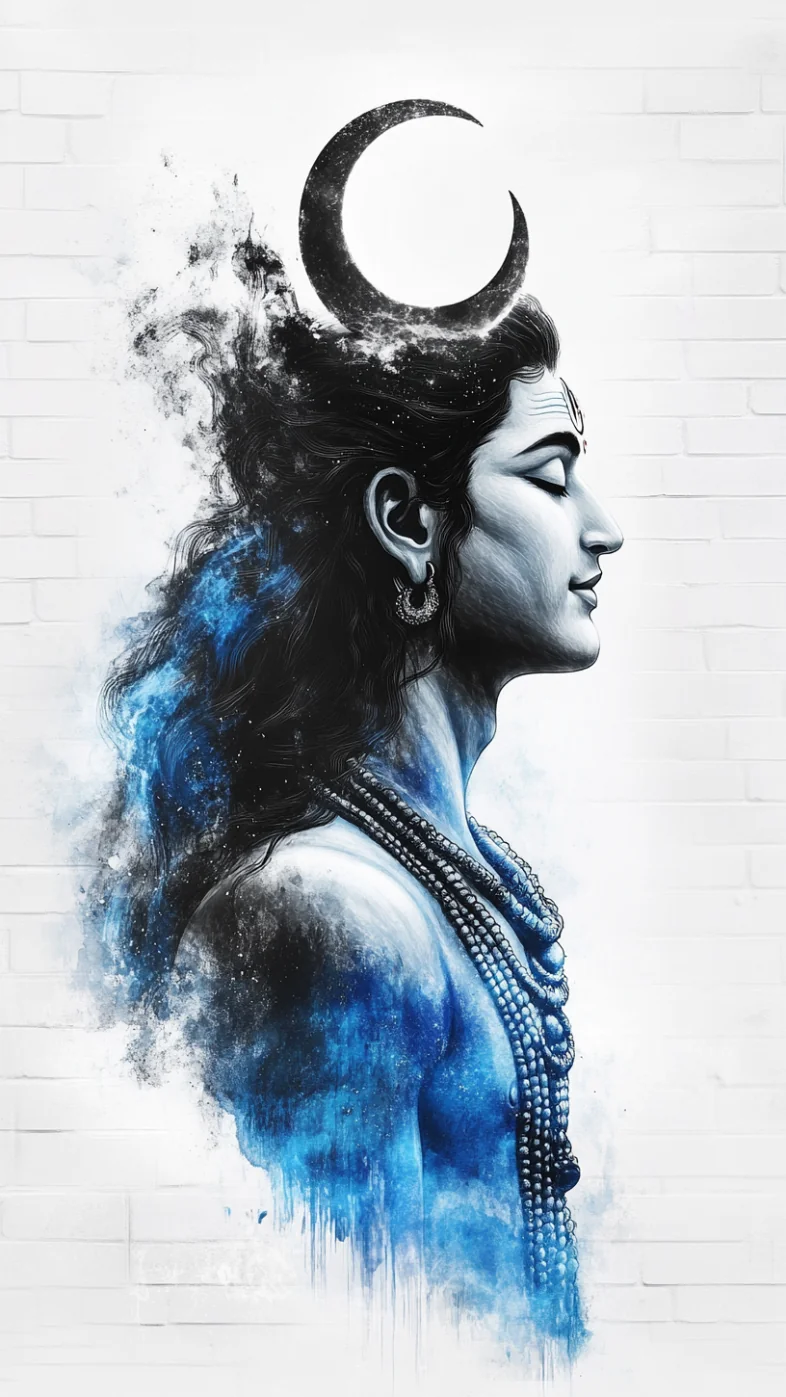 Lord Shiva painting wallpaper