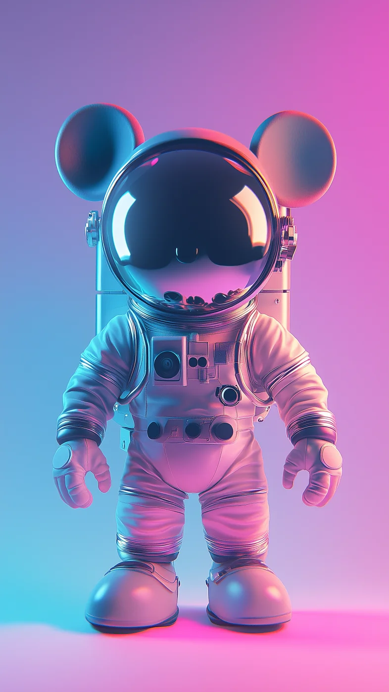 Mickey Mouse astronaut wallpaper