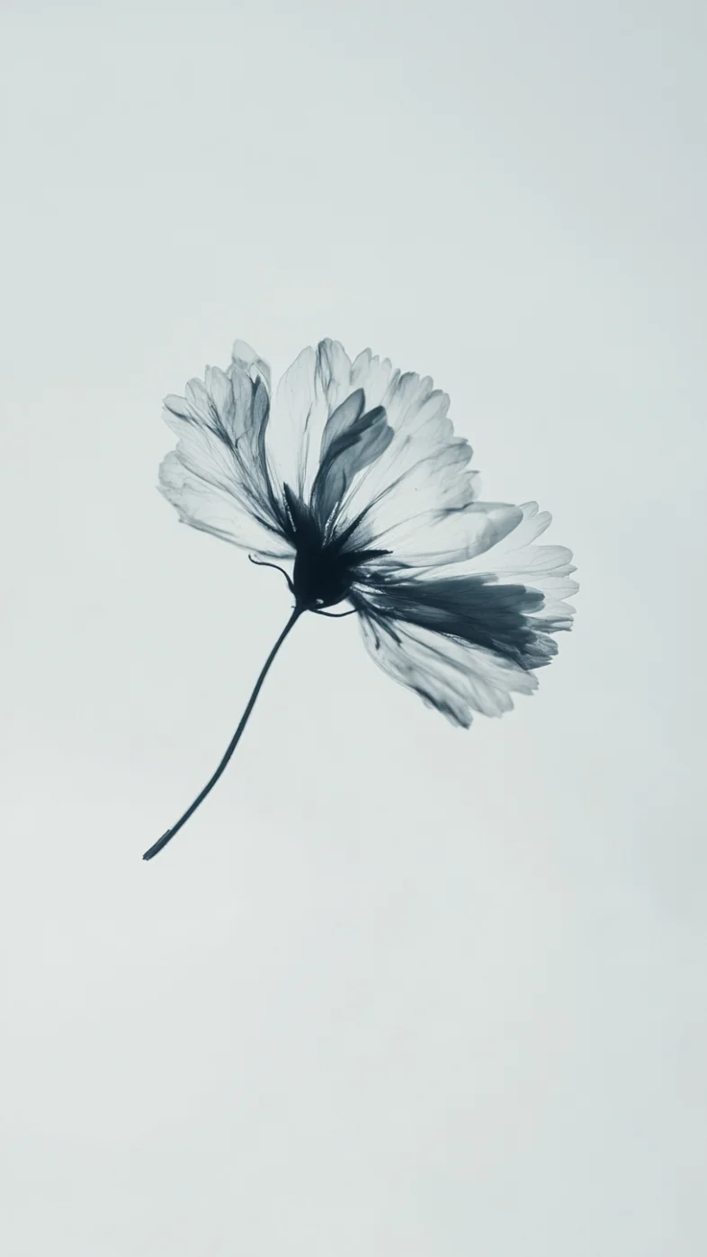 Minimalist flower wallpaper