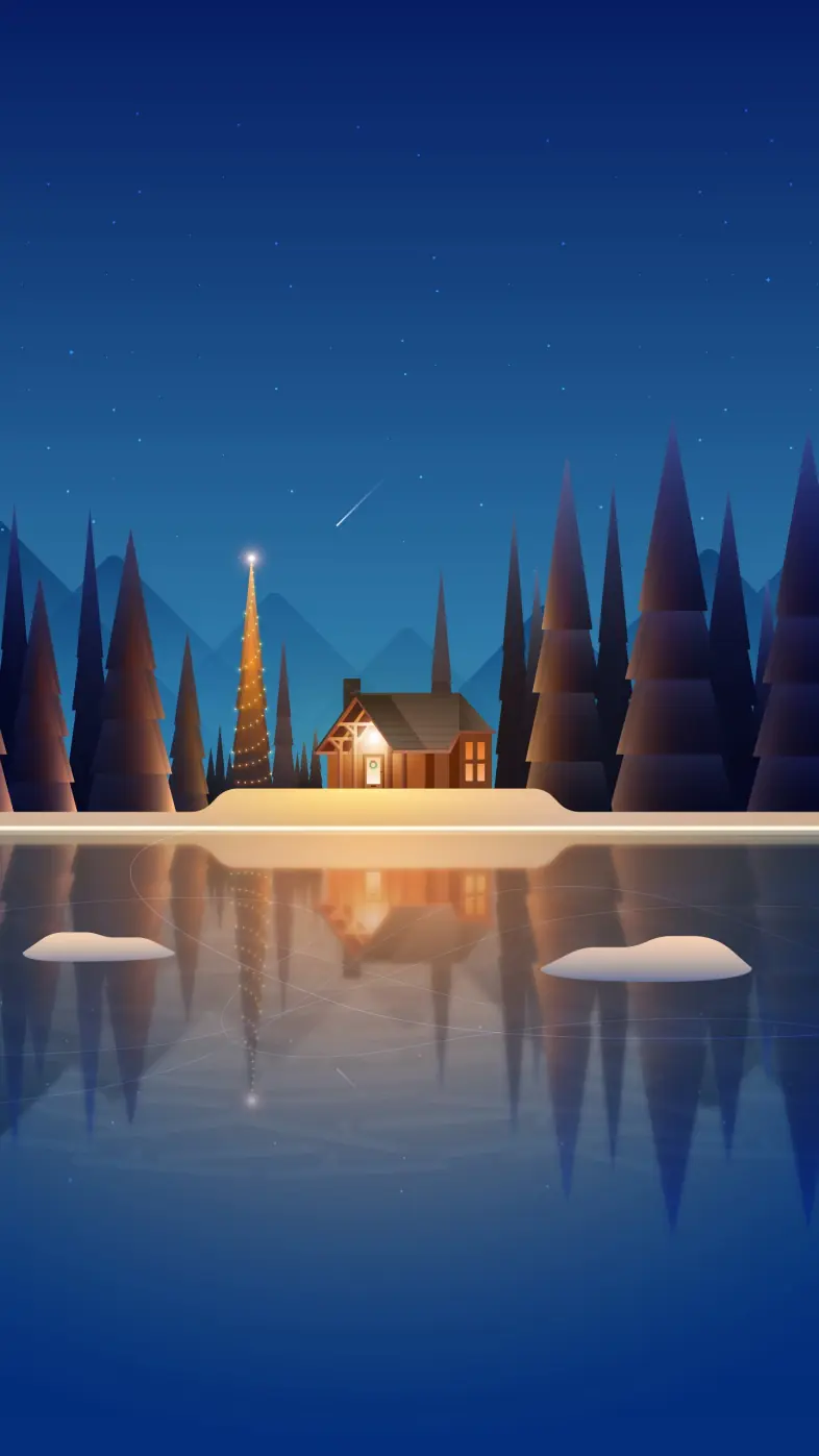 Minimalist nature wallpaper