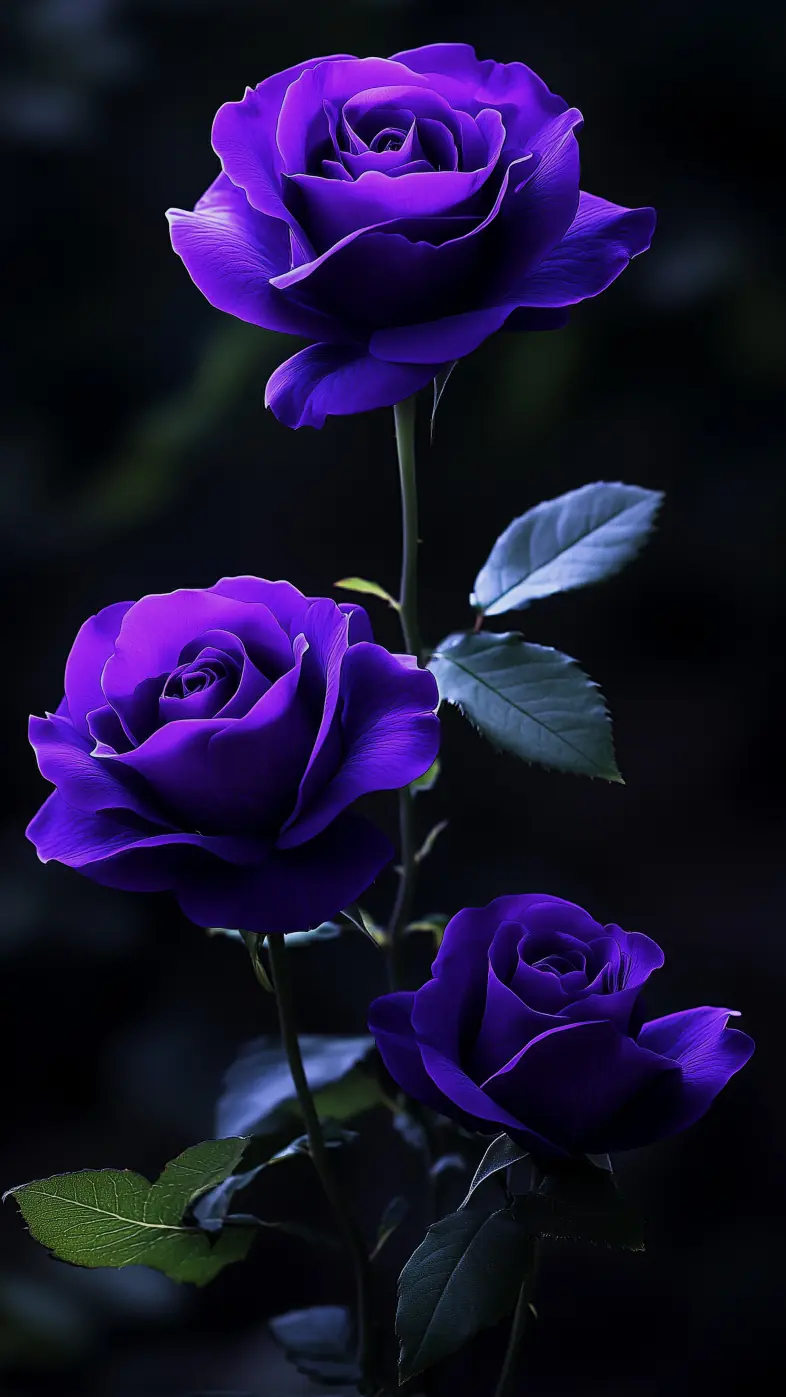 Purple flowers wallpaper