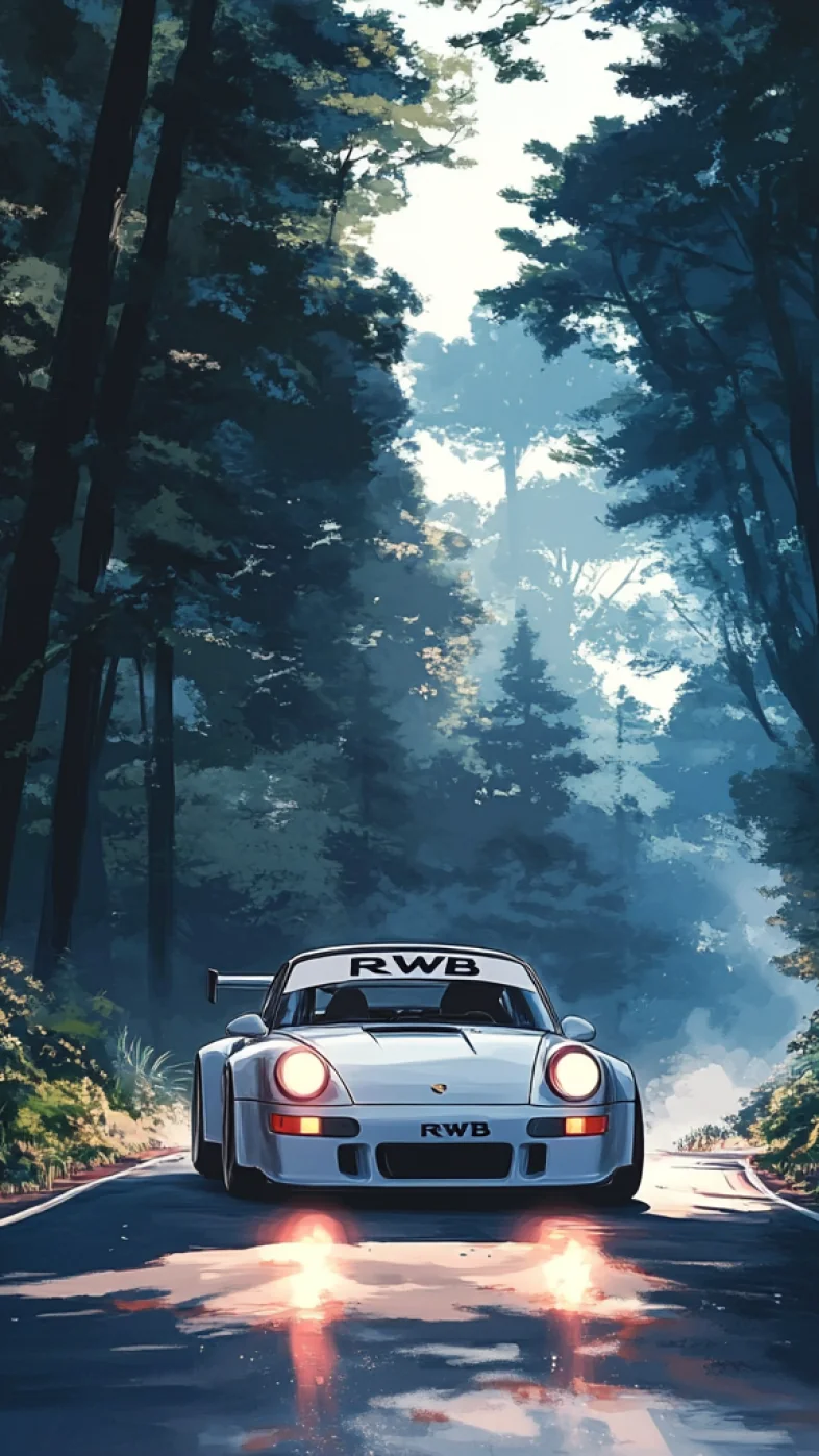 RWB Porsche car wallpaper