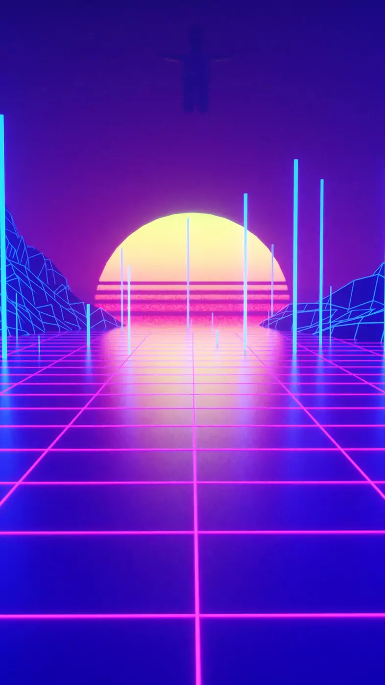 Retrowave Neon wallpaper