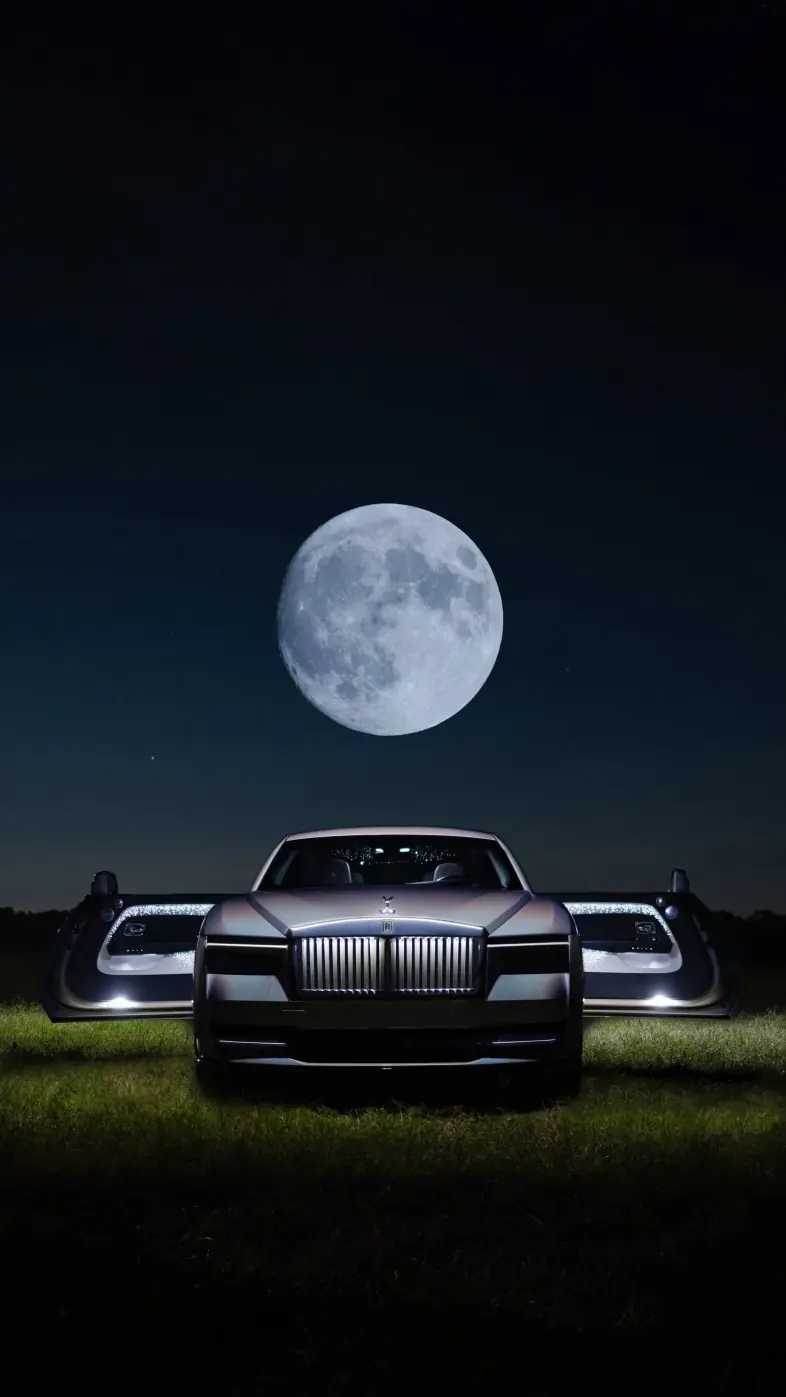 Rolls-Royce introduces Spectre Lunaflair car wallpaper