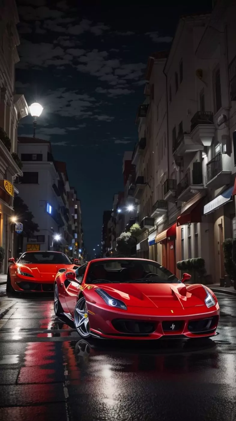 Two ferraris car wallpaper
