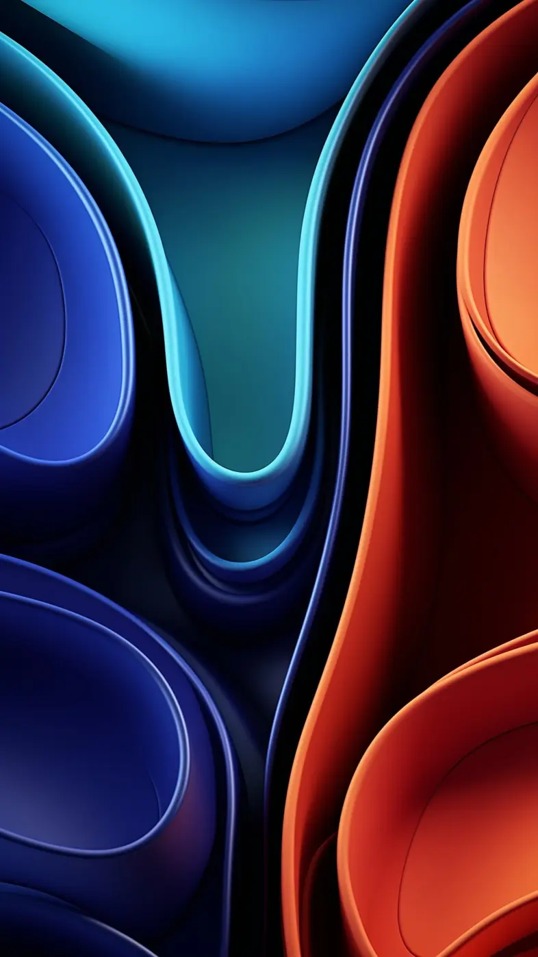 abstract bending texture blue purple orange wallpaper