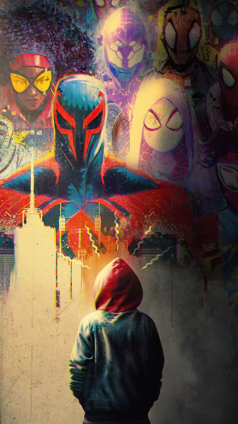 across the spider verse wallpaper
