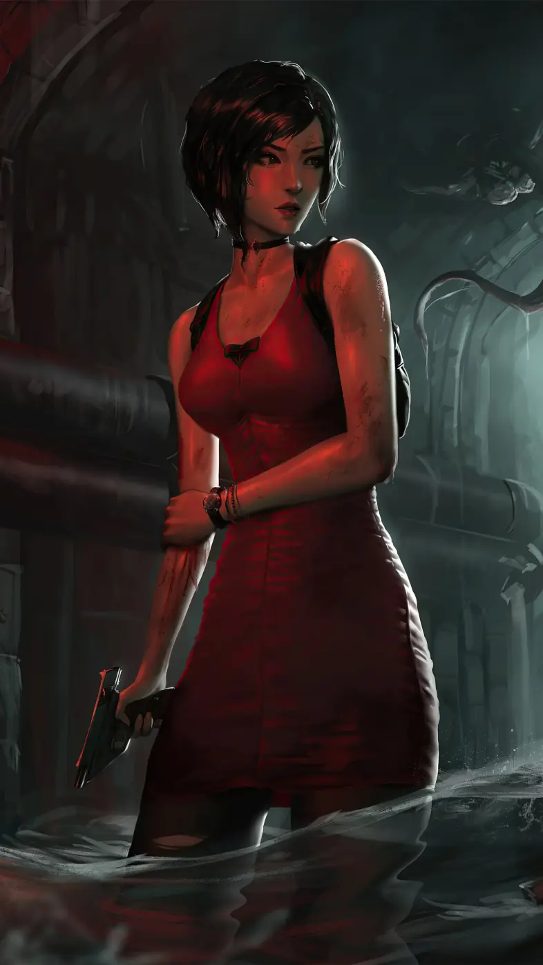 ada wong artwork wallpaper