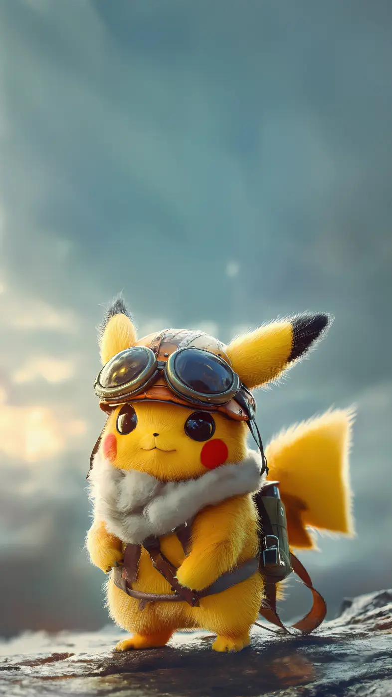 adventure ready pikachu cartoon wallpaper