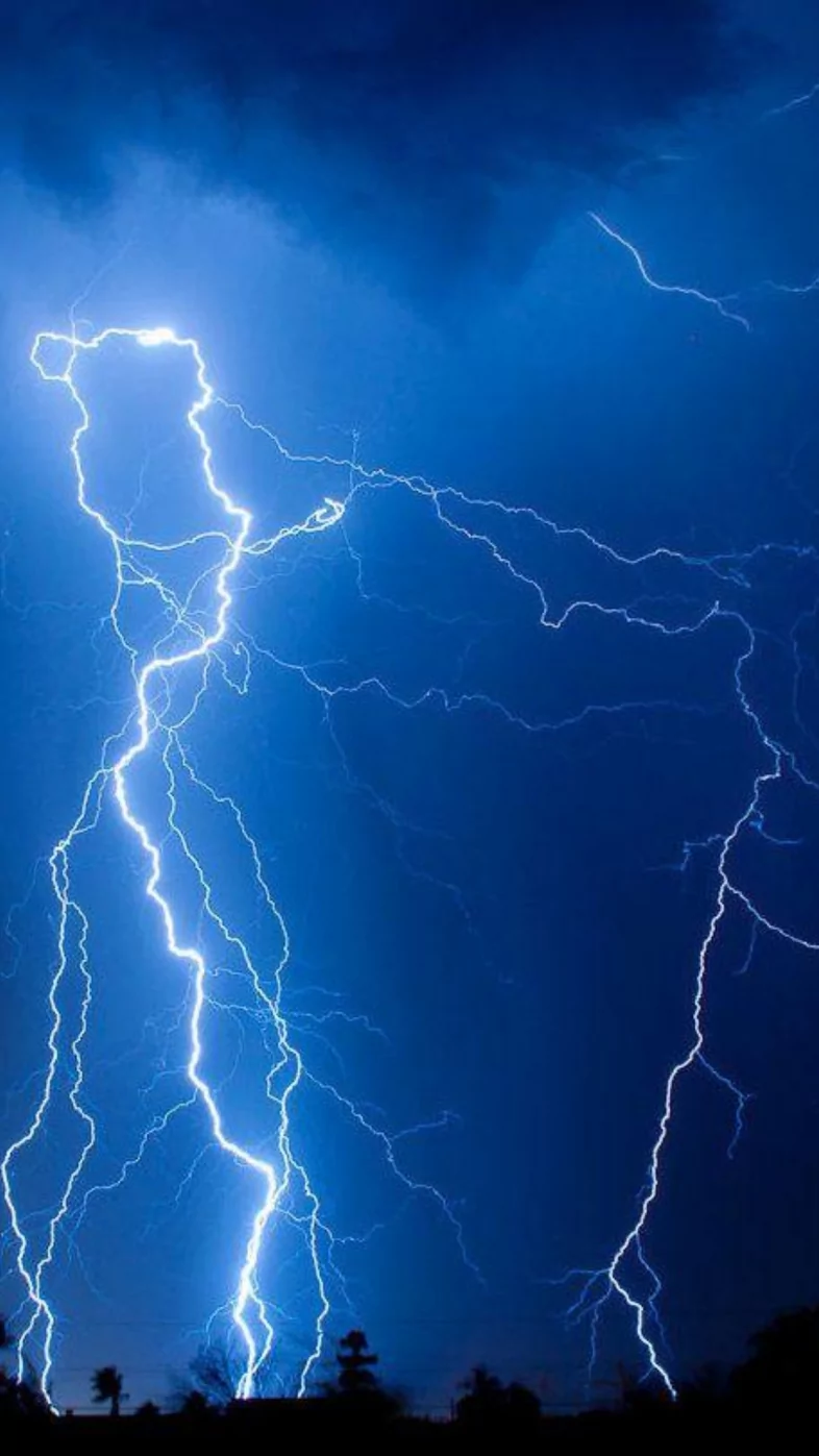 aesthetic Blue Electricity wallpaper