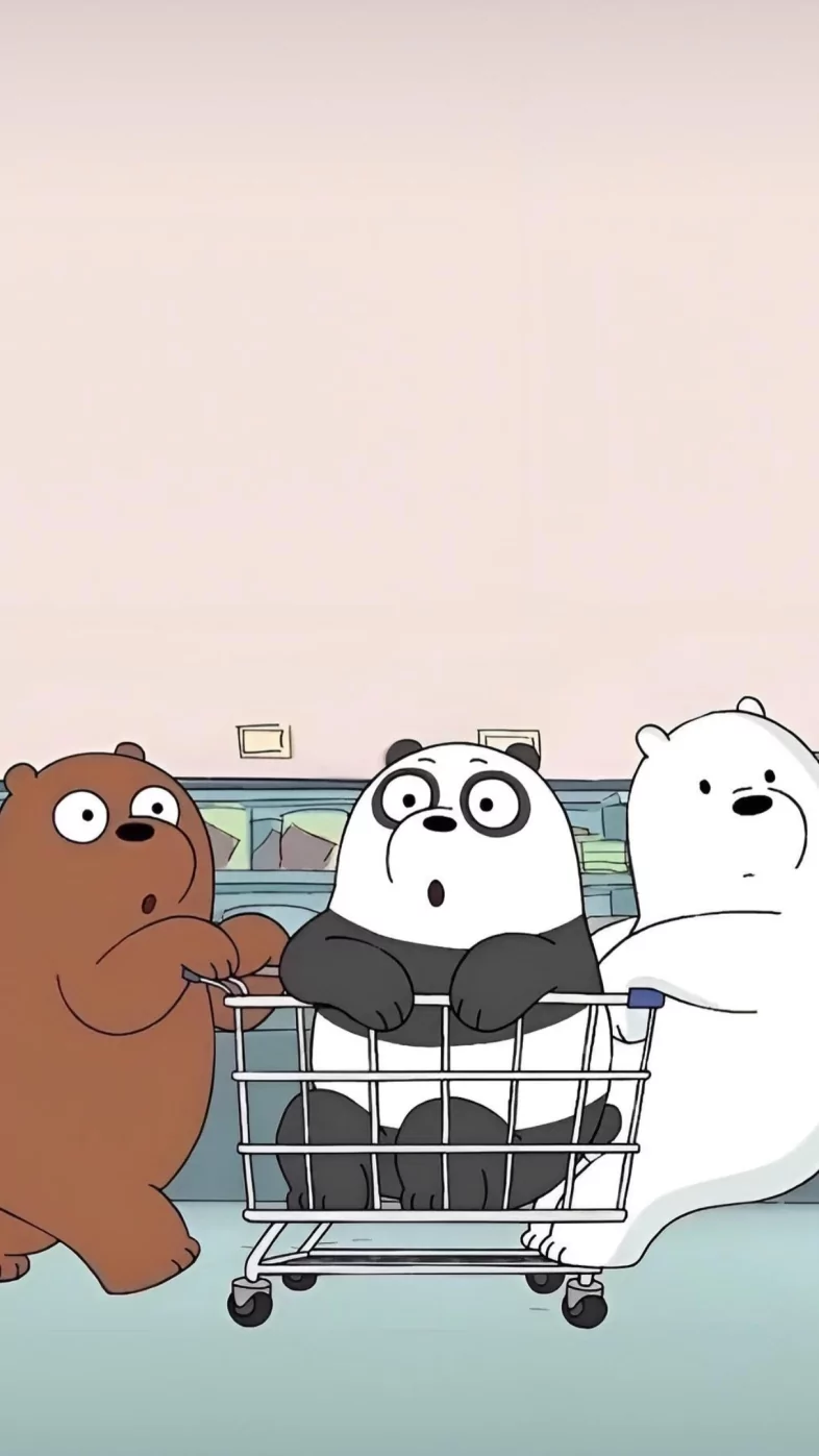 aesthetic friend bears wallpaper