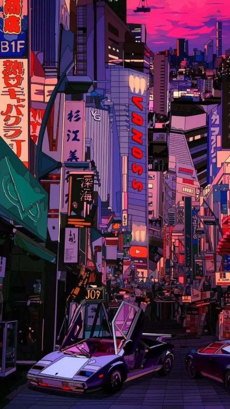 aesthetics anime art wallpaper