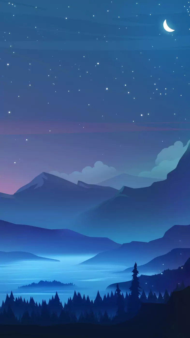 after sunset minimal wallpaper