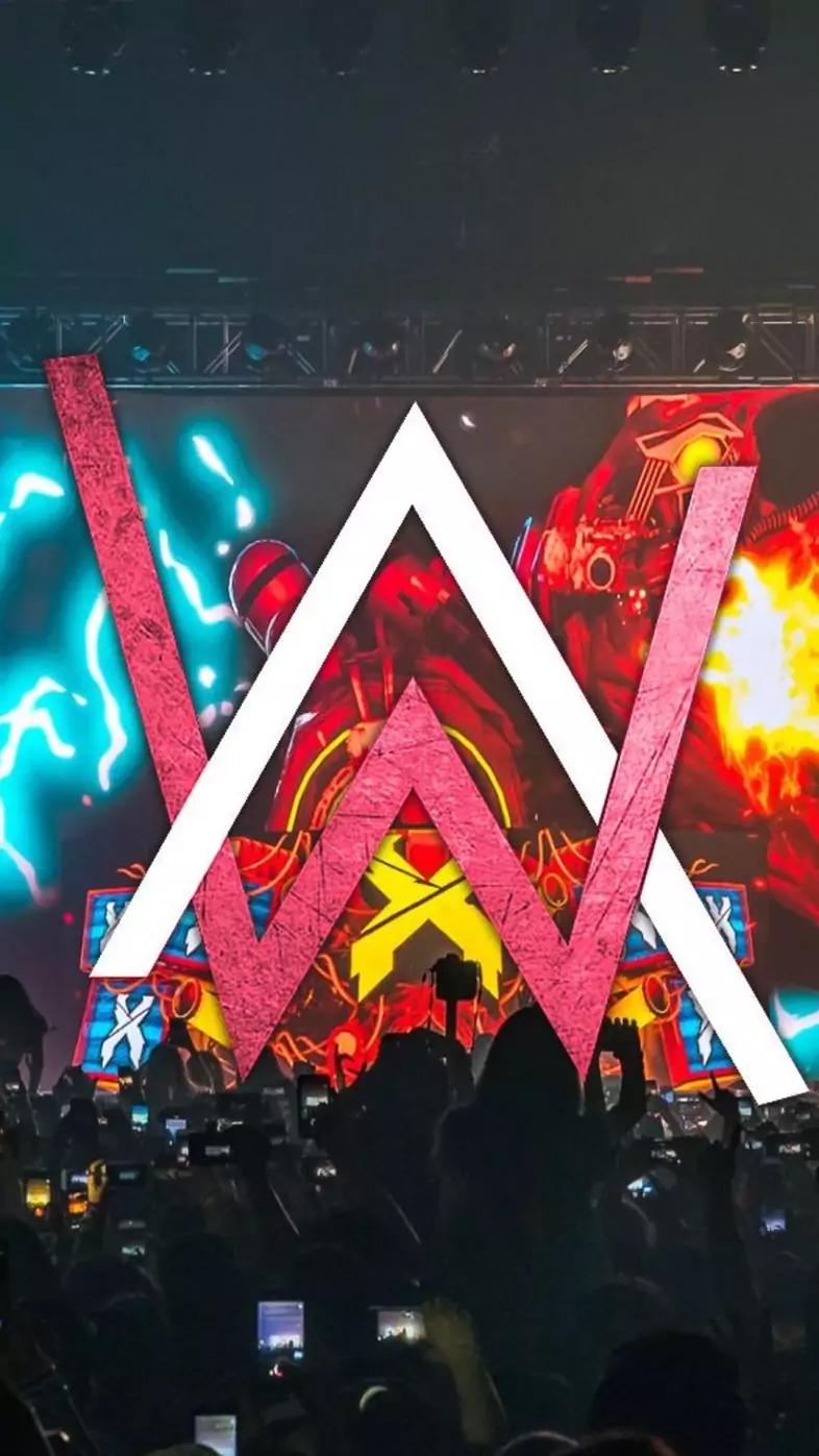 alan walker concert logo wallpaper