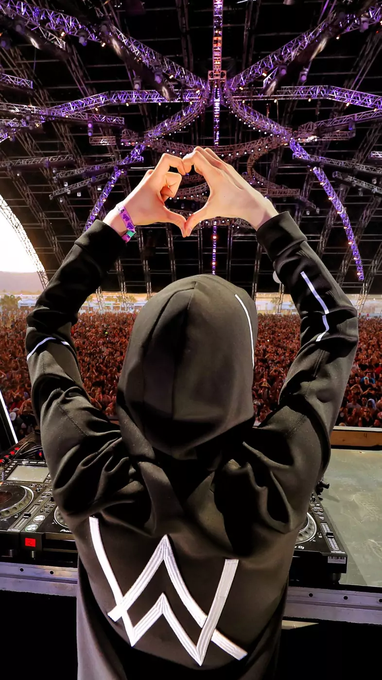 alan walker performing live wallpaper