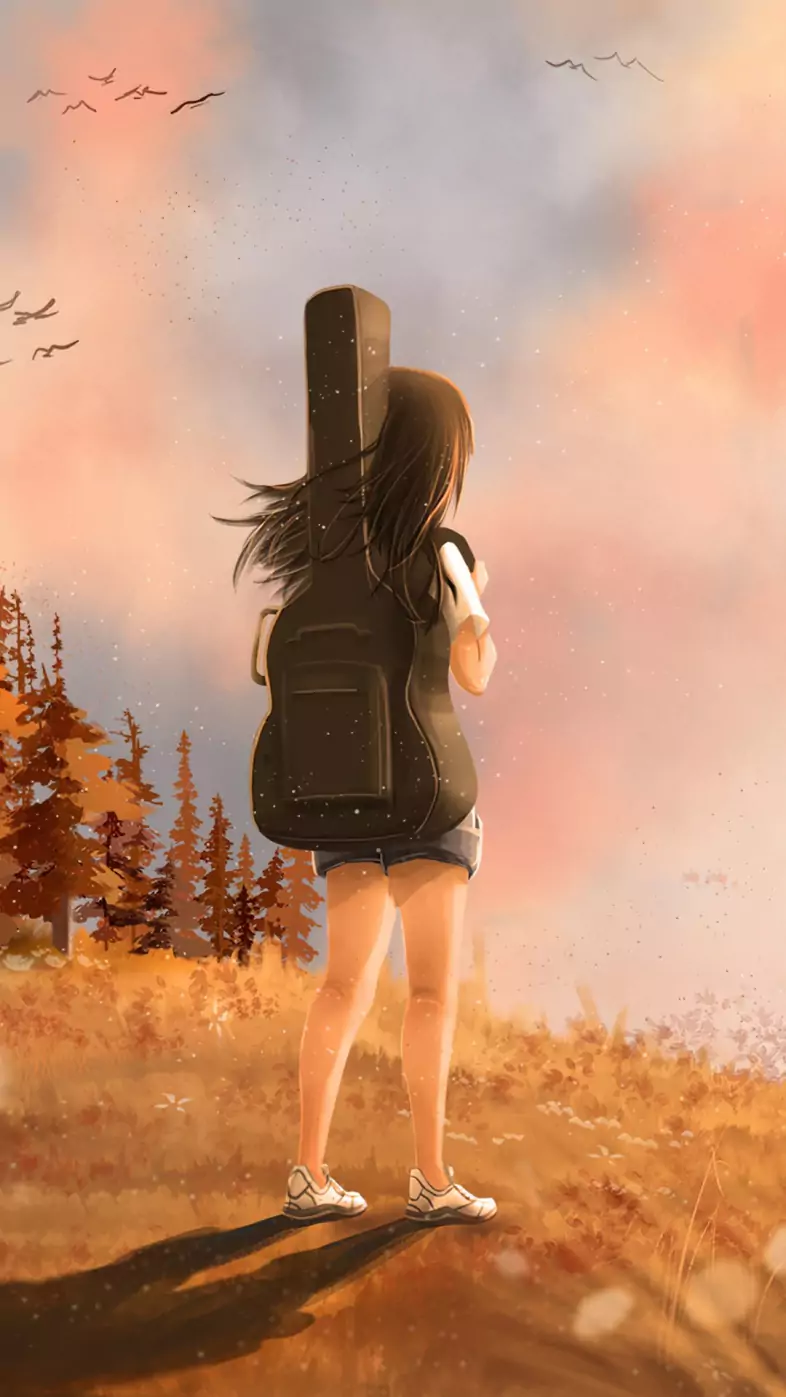 alone-girl wallpaper