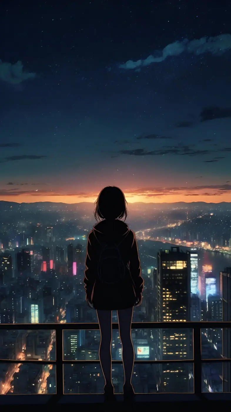 alone anime girl wallpaper
