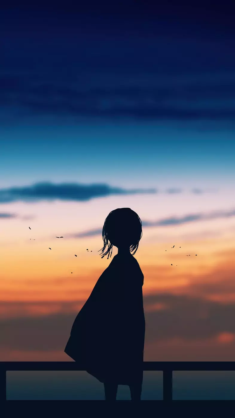 alone anime girl wallpaper