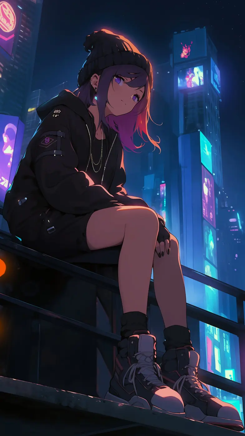 alone anime girl wallpaper